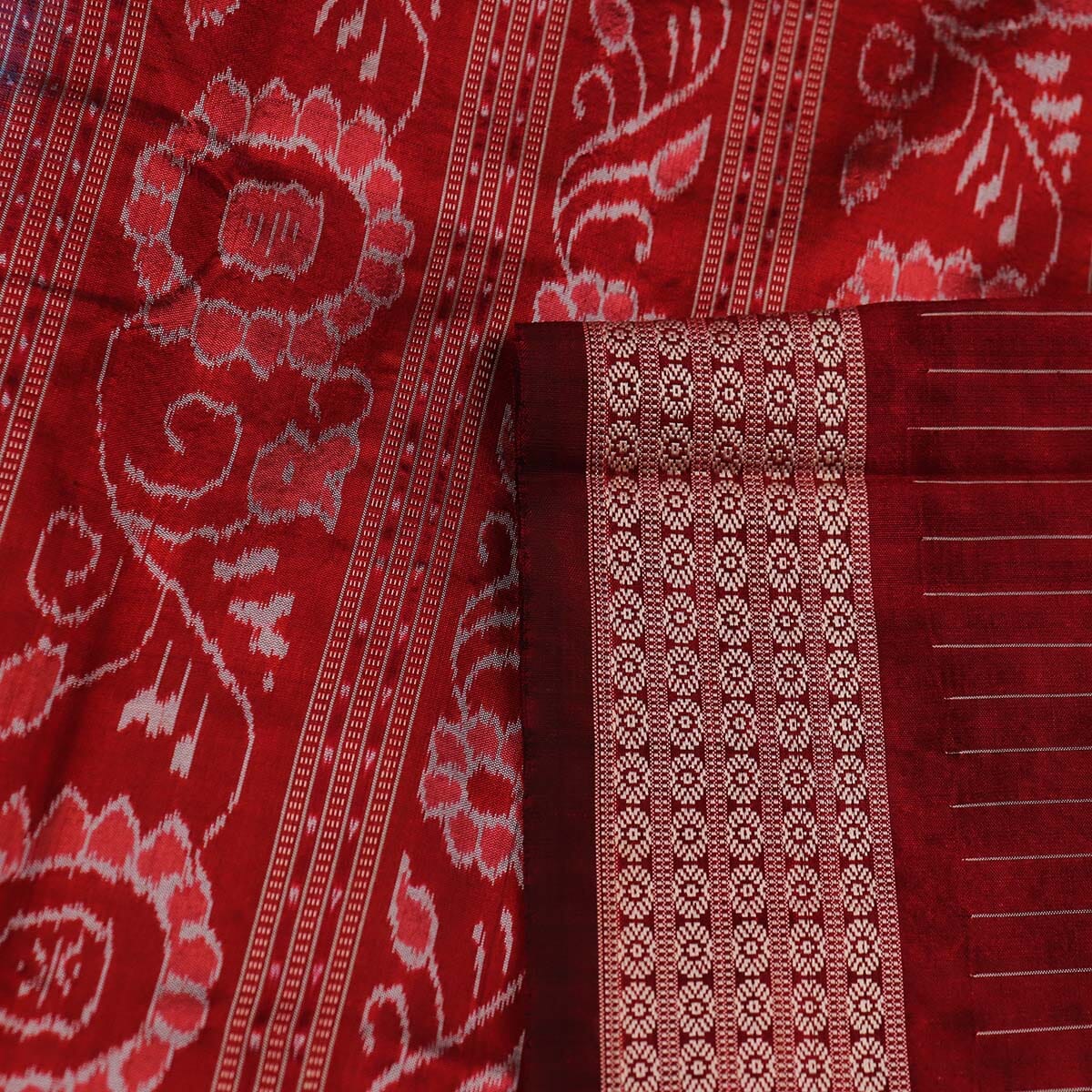Handloom Sambalpuri Ikkat Silk Saree Handloom Saree_Sambalpuri Silk Priyadarshini Handloom 
