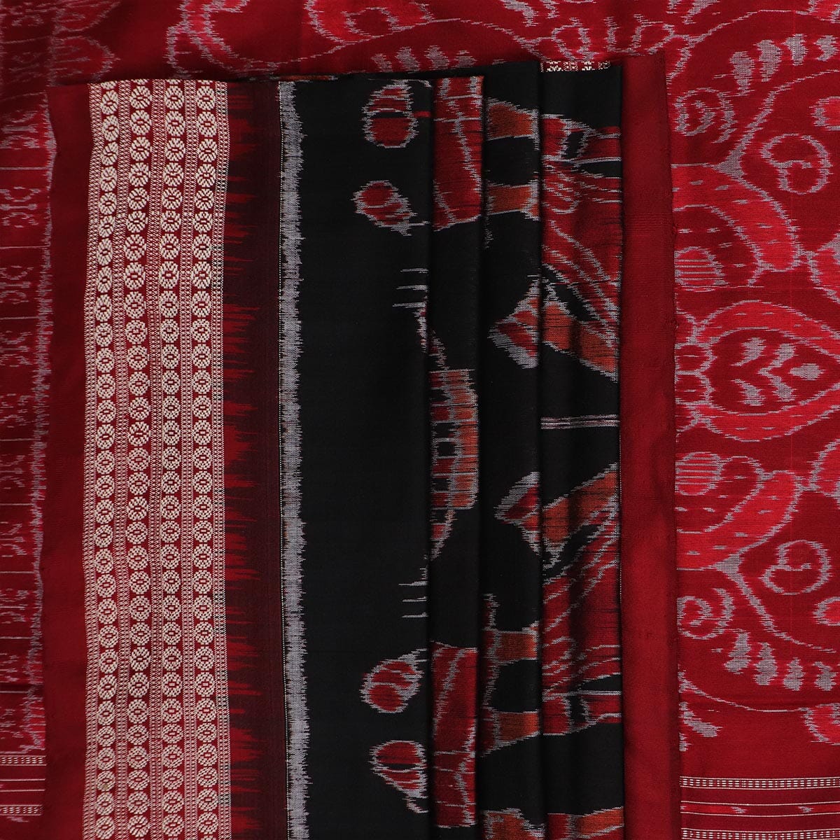 Handloom Sambalpuri Ikkat Silk Saree Handloom Saree_Sambalpuri Silk Priyadarshini Handloom 