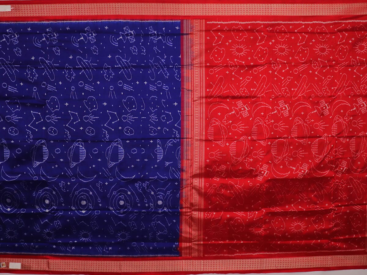 Handloom Sambalpuri Ikkat Silk Saree Handloom Saree_Sambalpuri Silk Priyadarshini Handloom 