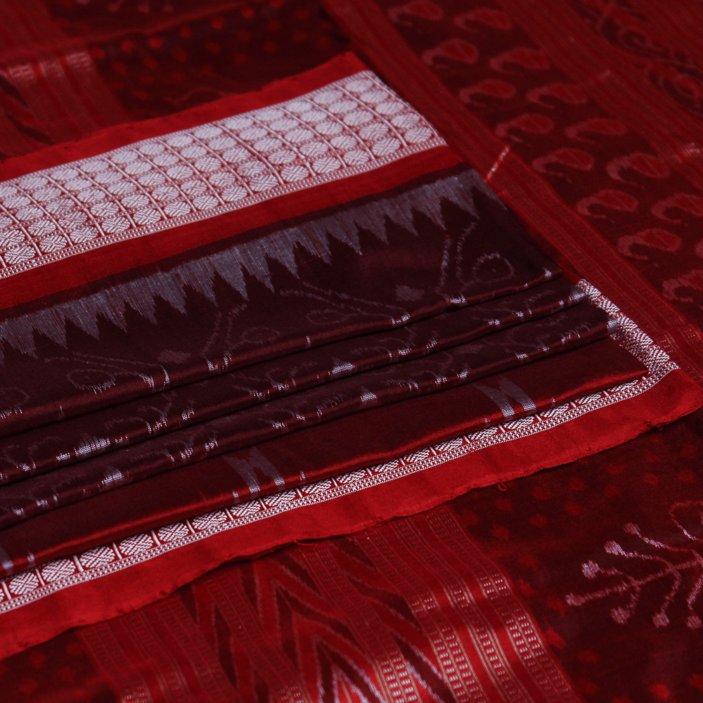 Handloom Sambalpuri Ikkat Silk Saree Handloom Saree_Sambalpuri Silk Priyadarshini Handloom 