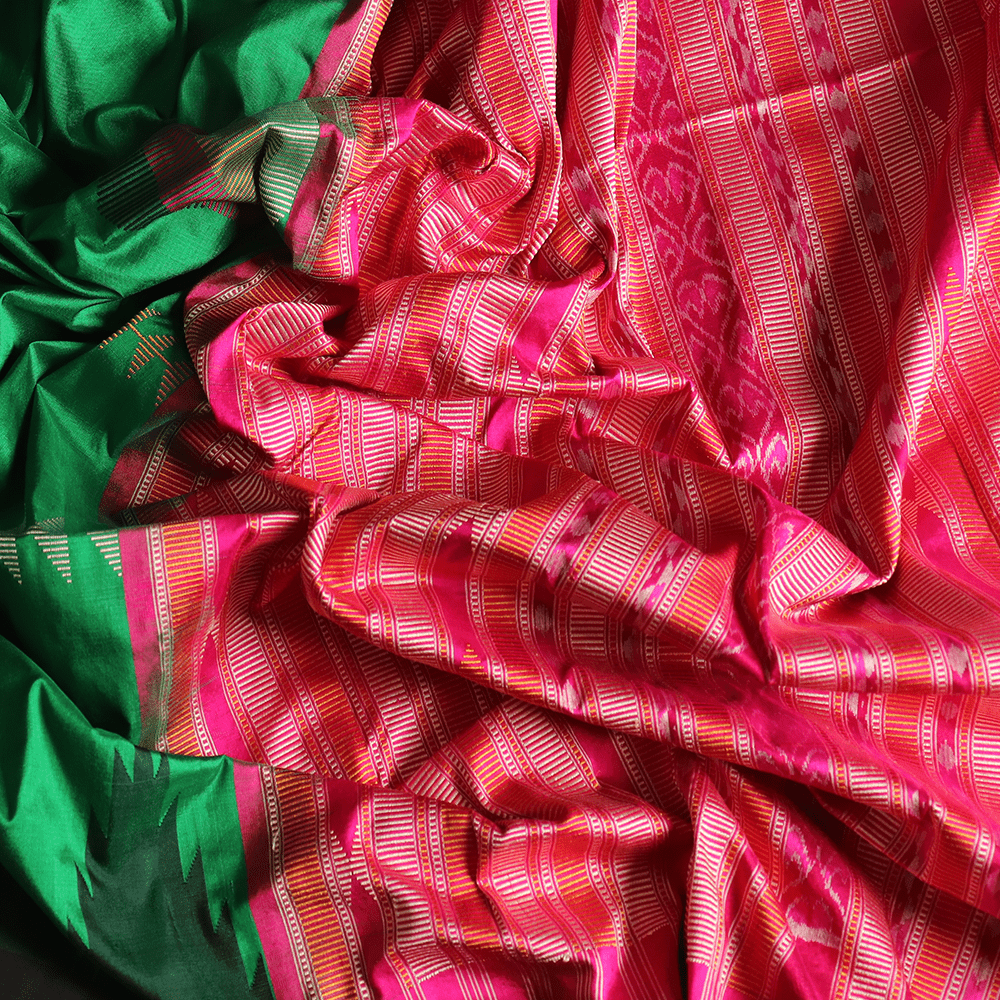Handloom Sambalpuri Ikkat Silk Saree Handloom Saree_Sambalpuri Silk Priyadarshini Handloom 