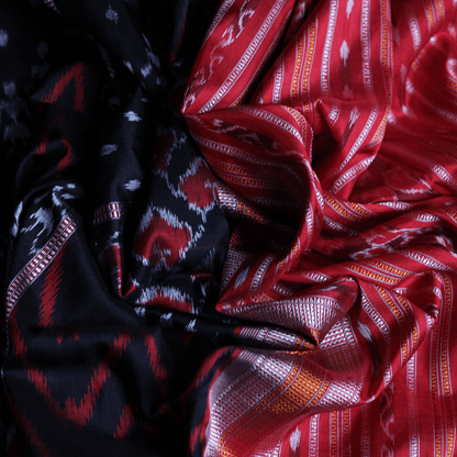 Handloom Sambalpuri Ikkat Silk Saree Handloom Saree_Sambalpuri Silk Priyadarshini Handloom 