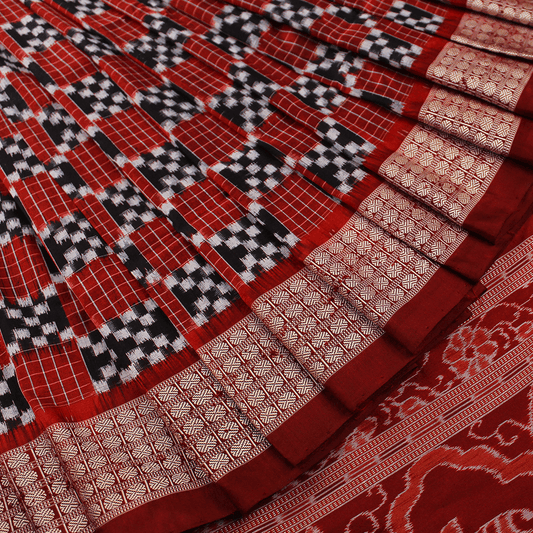 Handloom Sambalpuri Ikkat Silk Saree Handloom Saree_Sambalpuri Silk Priyadarshini Handloom 