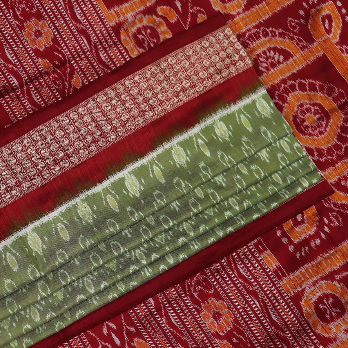 Handloom Sambalpuri Ikkat Silk Saree Handloom Saree_Sambalpuri Silk Priyadarshini Handloom 