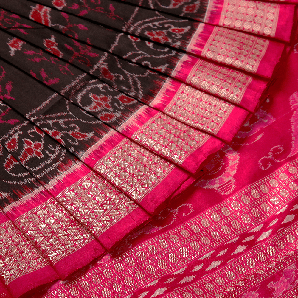 Handloom Sambalpuri Ikkat Silk Saree Handloom Saree_Sambalpuri Silk Priyadarshini Handloom 
