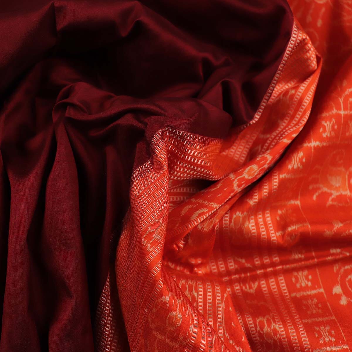 Handloom Sambalpuri Ikkat Silk Saree Handloom Saree_Sambalpuri Silk Priyadarshini Handloom 