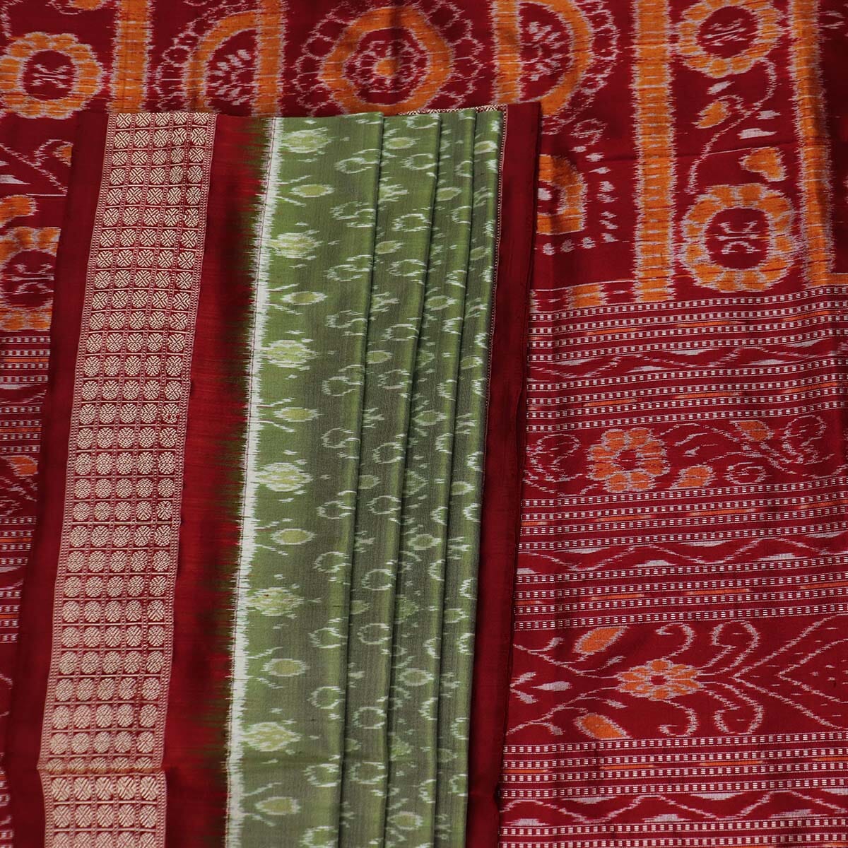 Handloom Sambalpuri Ikkat Silk Saree Handloom Saree_Sambalpuri Silk Priyadarshini Handloom 