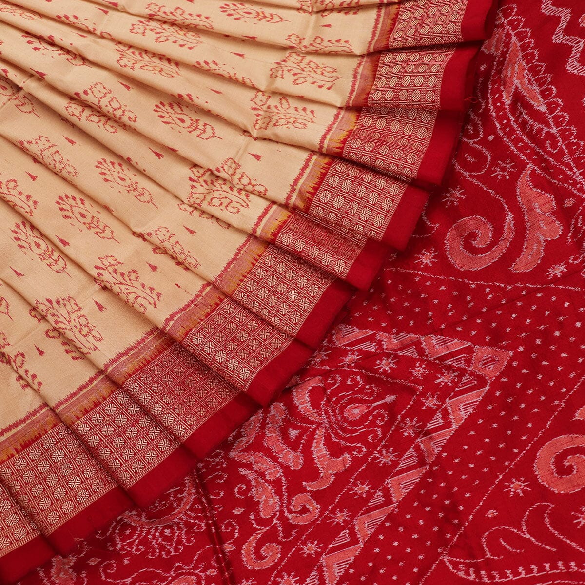 Handloom Sambalpuri Ikkat Silk Saree Handloom Saree_Sambalpuri Silk Priyadarshini Handloom 