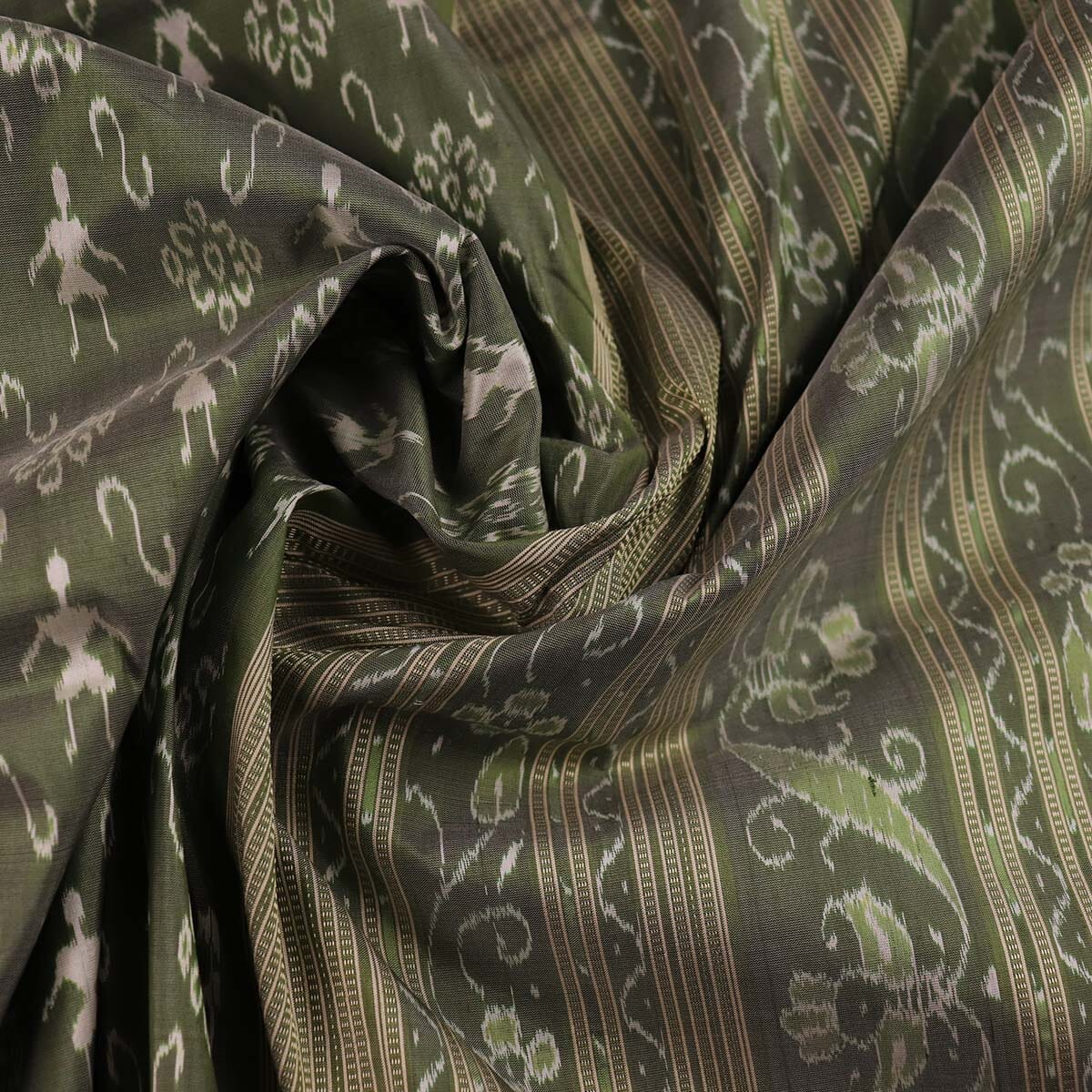 Handloom Sambalpuri Ikkat Silk Saree Handloom Saree_Sambalpuri Silk Priyadarshini Handloom 