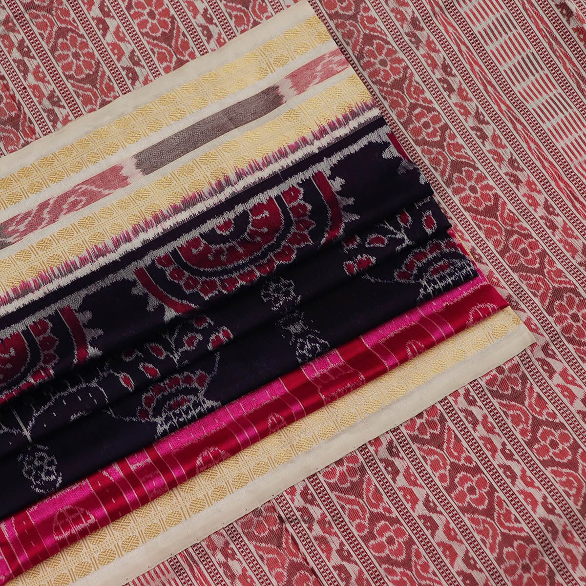 Handloom Sambalpuri Ikkat Silk Saree Handloom Saree_Sambalpuri Silk Priyadarshini Handloom 