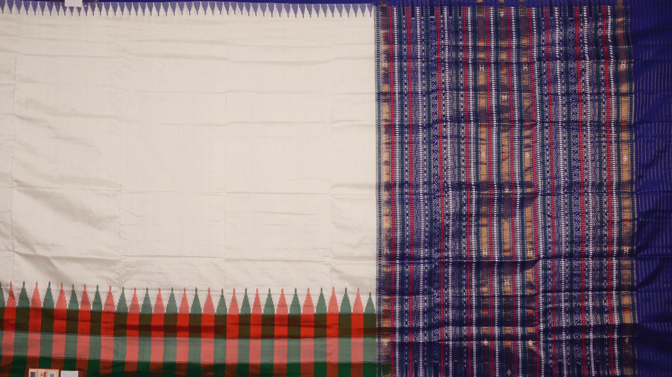 Handloom Sambalpuri Ikkat Silk Saree Handloom Saree_Sambalpuri Silk Priyadarshini Handloom 
