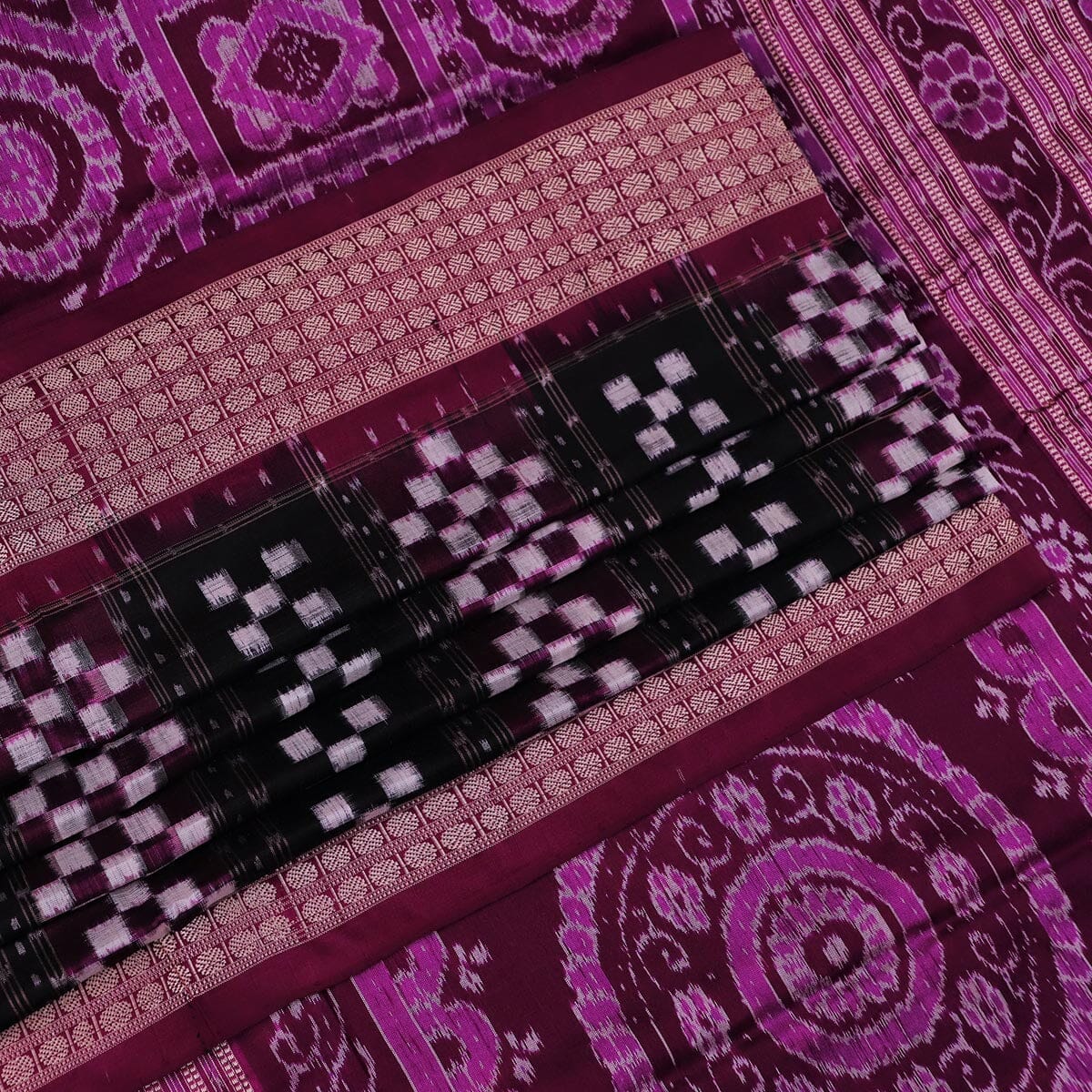 Handloom Sambalpuri Ikkat Silk Saree Handloom Saree_Sambalpuri Silk Priyadarshini Handloom 