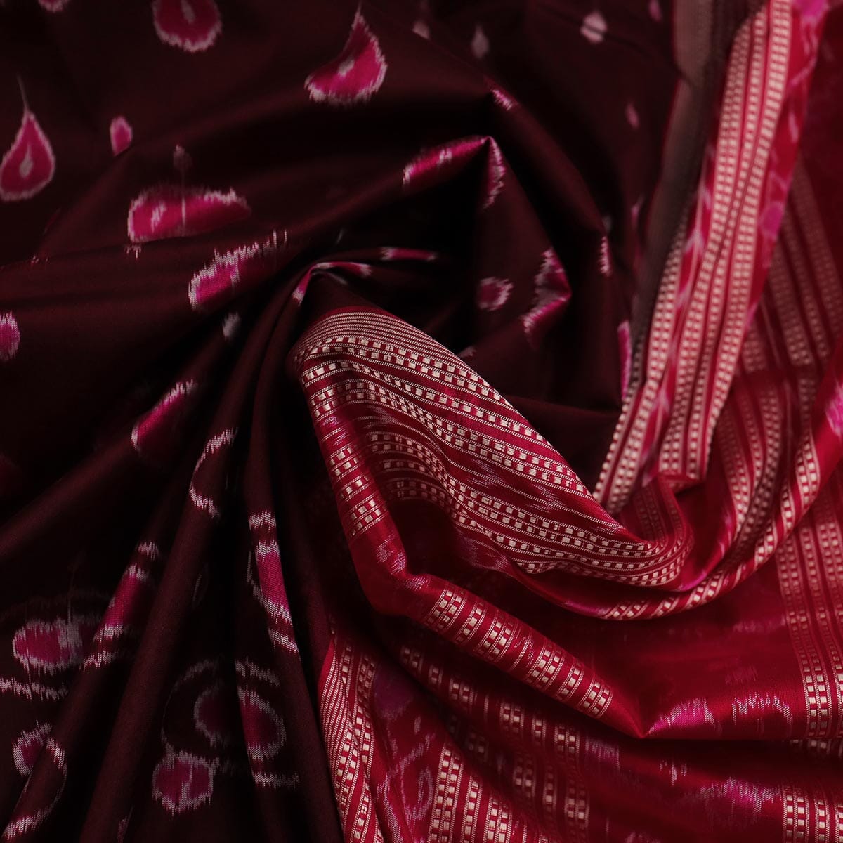 Handloom Sambalpuri Ikkat Silk Saree Handloom Saree_Sambalpuri Silk Priyadarshini Handloom 