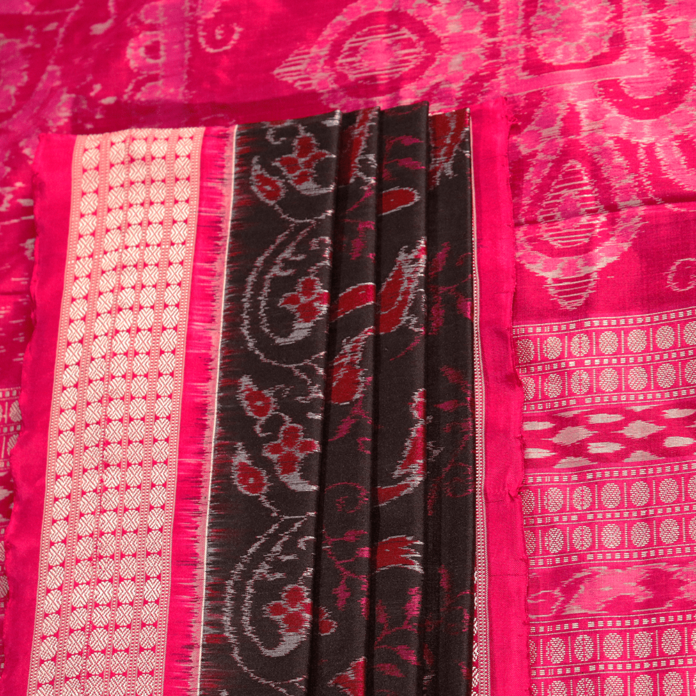 Handloom Sambalpuri Ikkat Silk Saree Handloom Saree_Sambalpuri Silk Priyadarshini Handloom 