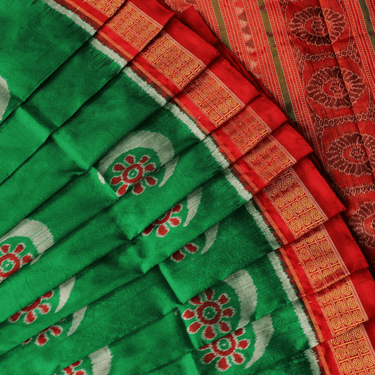 Handloom Sambalpuri Ikkat Silk Saree Handloom Saree_Sambalpuri Silk Priyadarshini Handloom 
