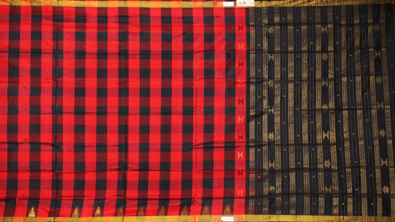 Handloom Sambalpuri Ikkat Silk Saree Handloom Saree_Sambalpuri Silk Priyadarshini Handloom 