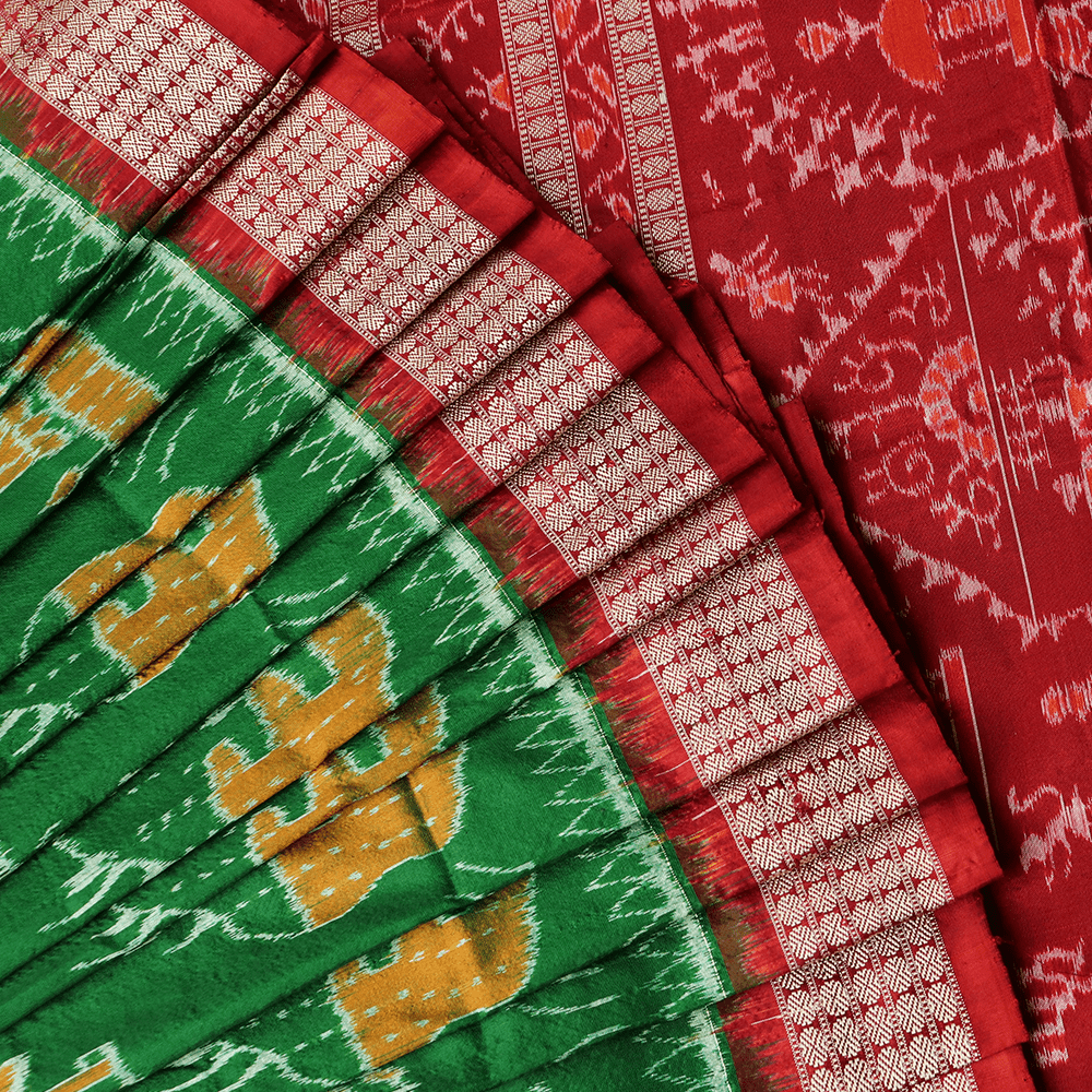 Handloom Sambalpuri Ikkat Silk Saree Handloom Saree_Sambalpuri Silk Priyadarshini Handloom 