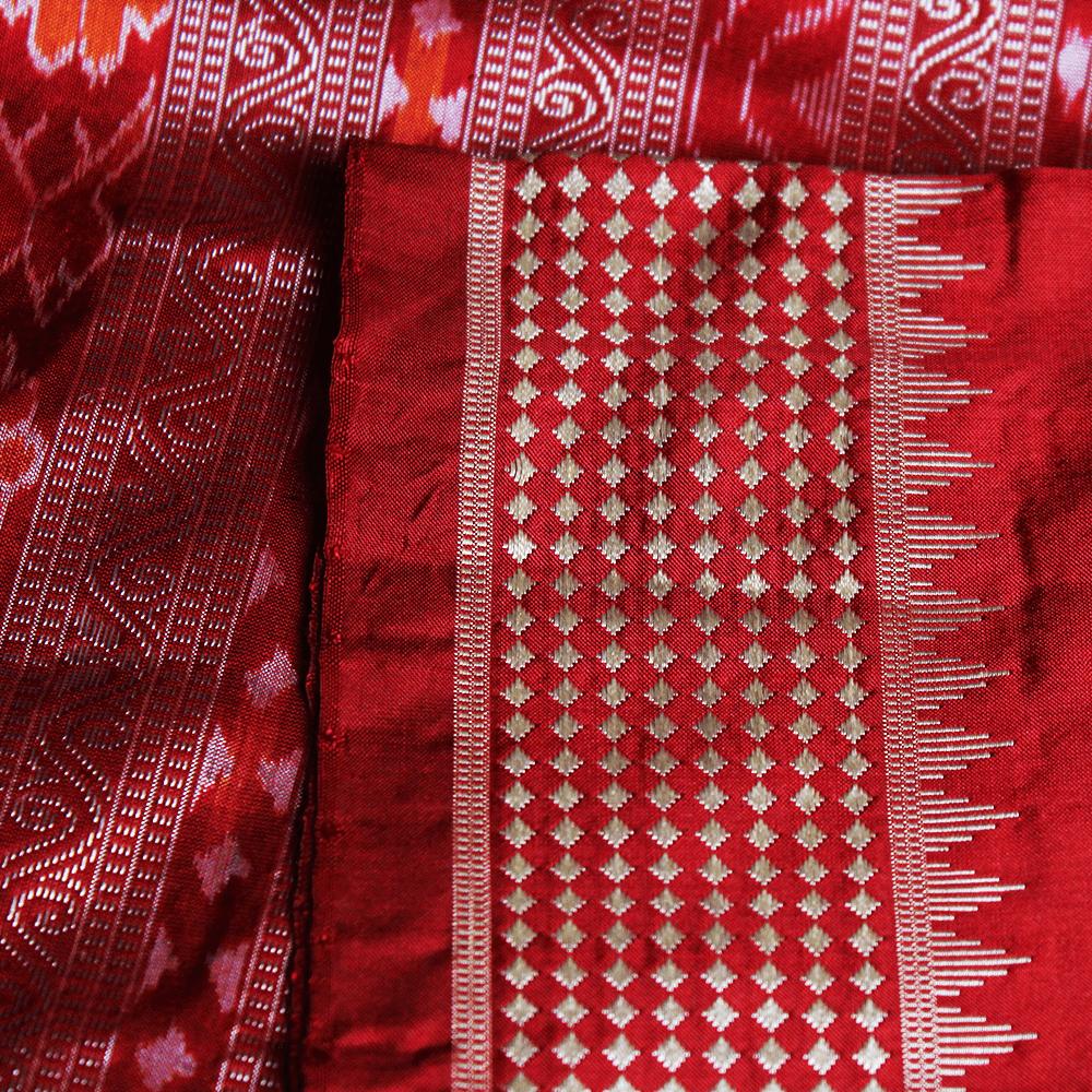 Handloom Sambalpuri Ikkat Silk Saree Handloom Saree_Sambalpuri Silk Priyadarshini Handloom 