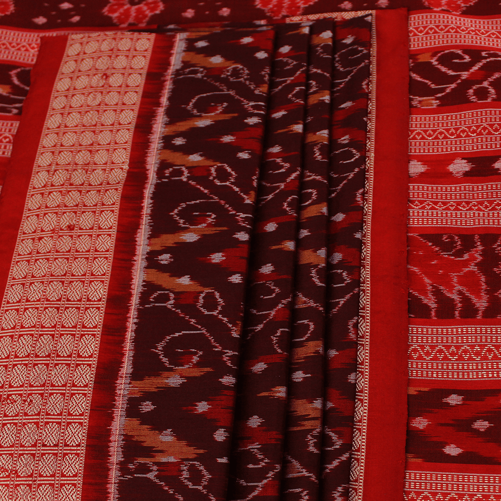 Handloom Sambalpuri Ikkat Silk Saree Handloom Saree_Sambalpuri Silk Priyadarshini Handloom 