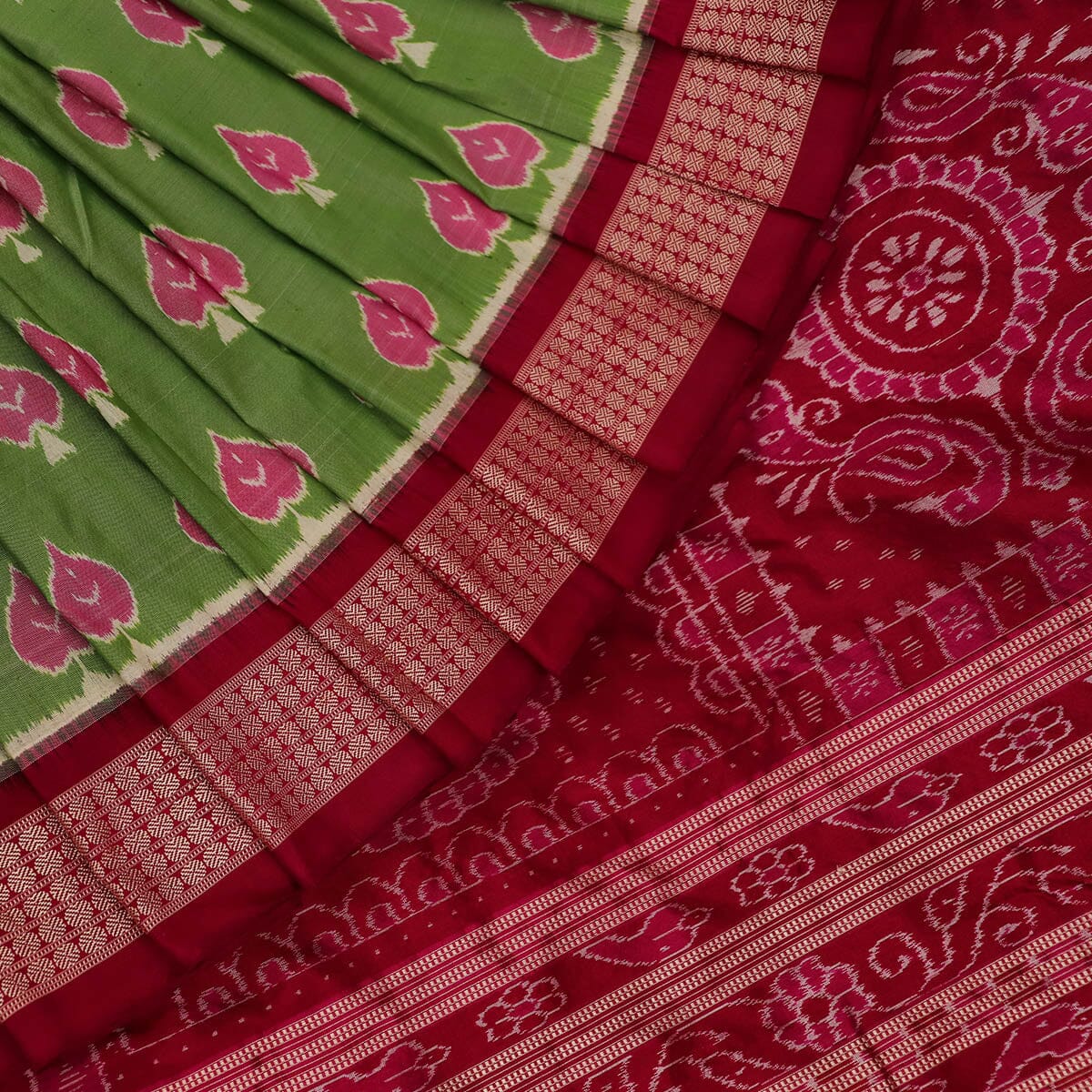 Handloom Sambalpuri Ikkat Silk Saree Handloom Saree_Sambalpuri Silk Priyadarshini Handloom 