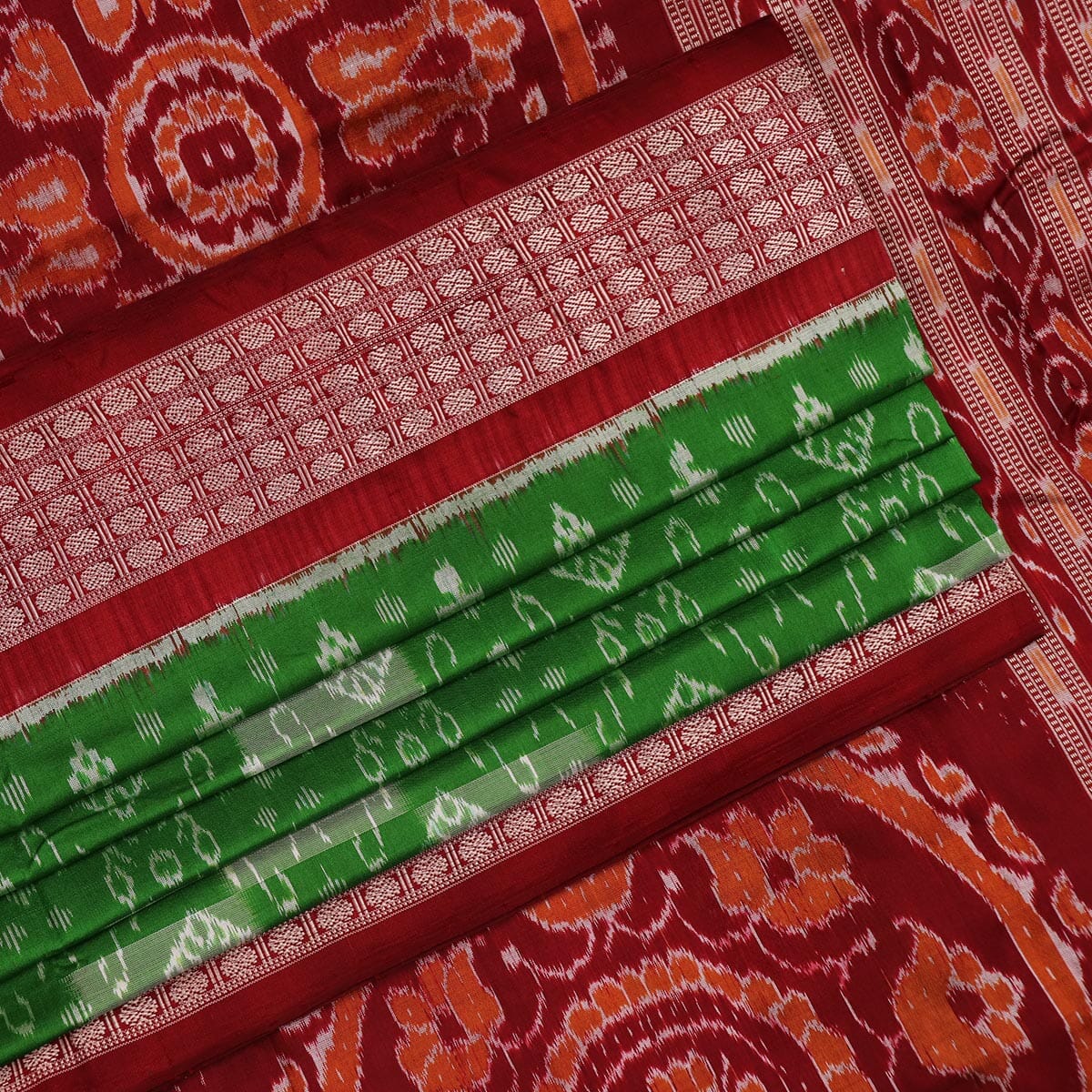 Handloom Sambalpuri Ikkat Silk Saree Handloom Saree_Sambalpuri Silk Priyadarshini Handloom 