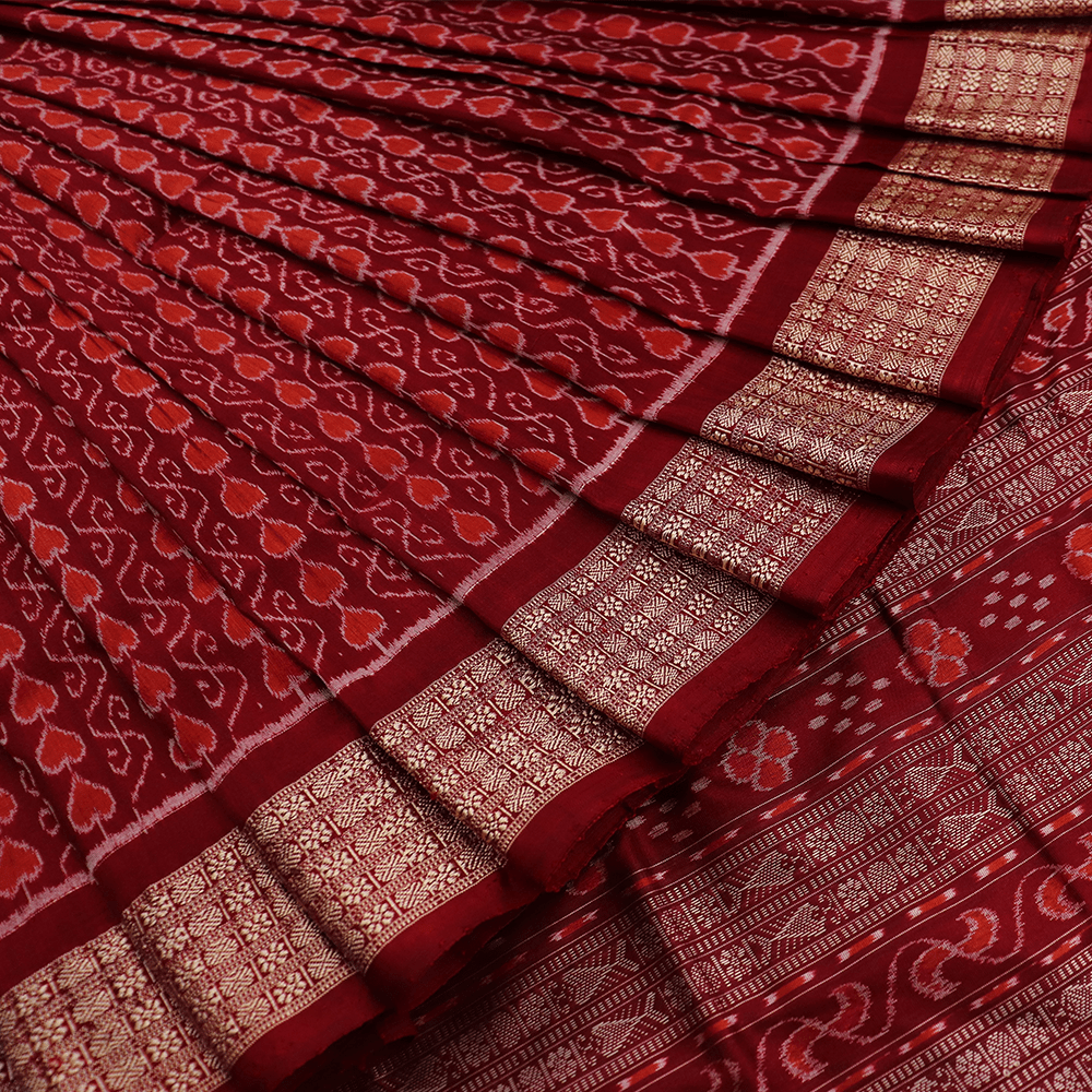 Handloom Sambalpuri Ikkat Silk Saree Handloom Saree_Sambalpuri Silk Priyadarshini Handloom 
