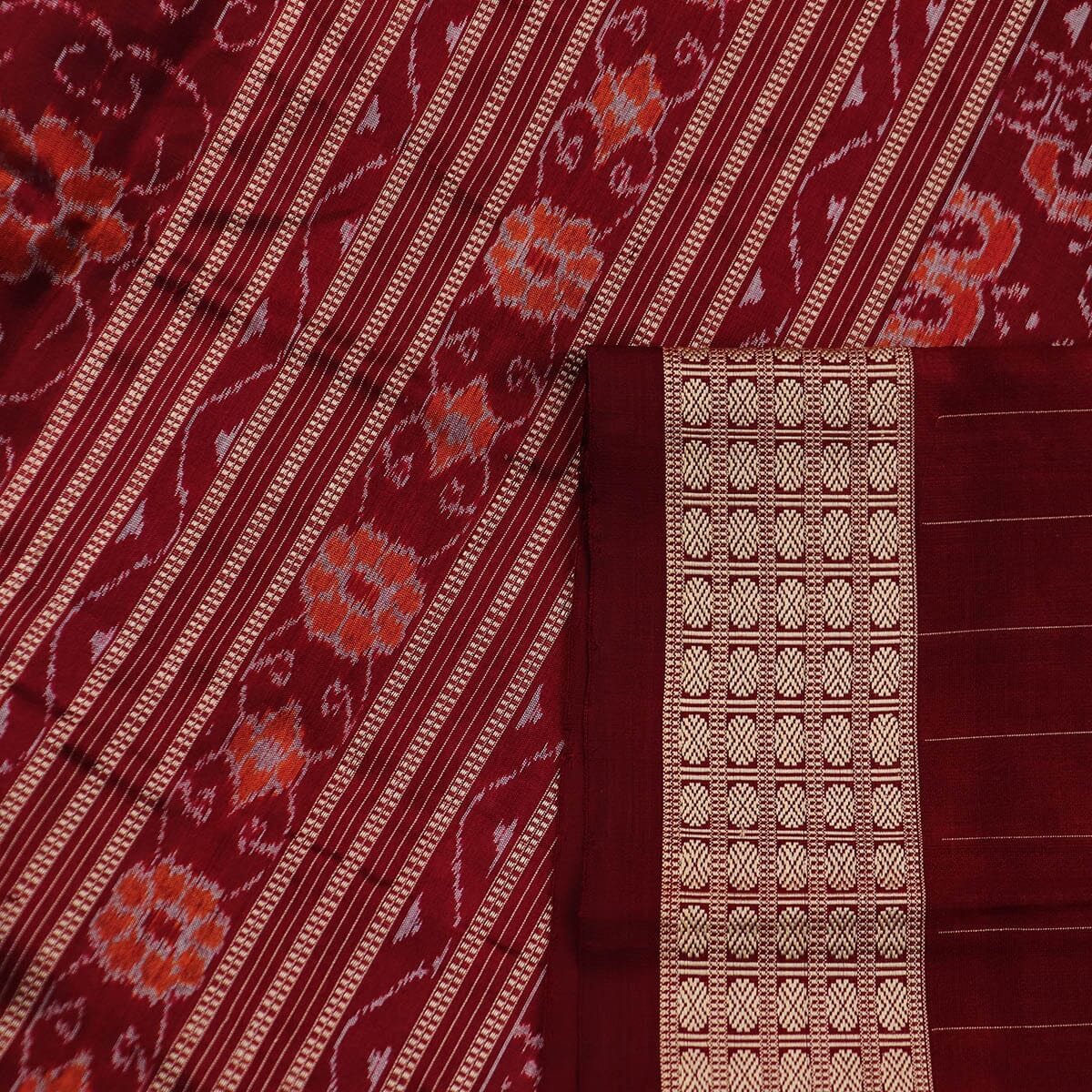 Handloom Sambalpuri Ikkat Silk Saree Handloom Saree_Sambalpuri Silk Priyadarshini Handloom 