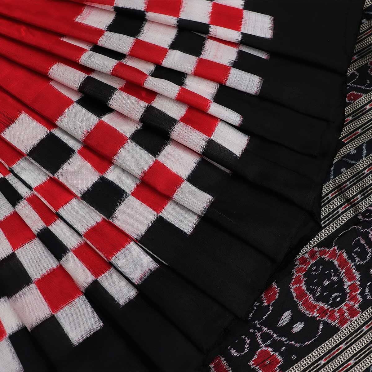 Handloom Sambalpuri Ikkat Silk Saree Handloom Saree_Sambalpuri Silk Priyadarshini Handloom 