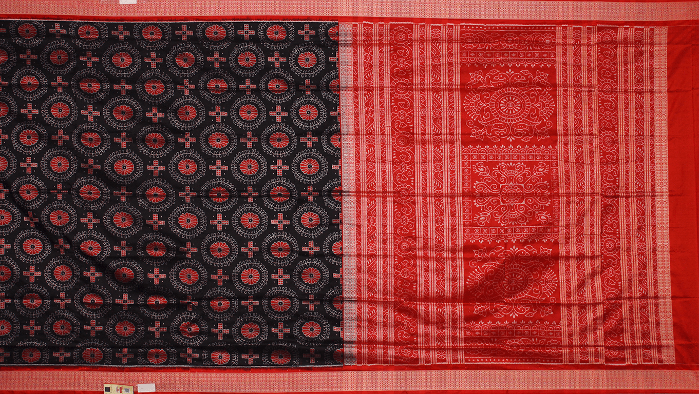 Handloom Sambalpuri Ikkat Silk Saree Handloom Saree_Sambalpuri Silk Priyadarshini Handloom 