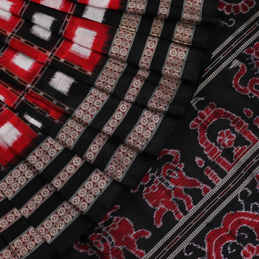 Sambalpuri Handloom Silk Saree - Elegant Pasapalli