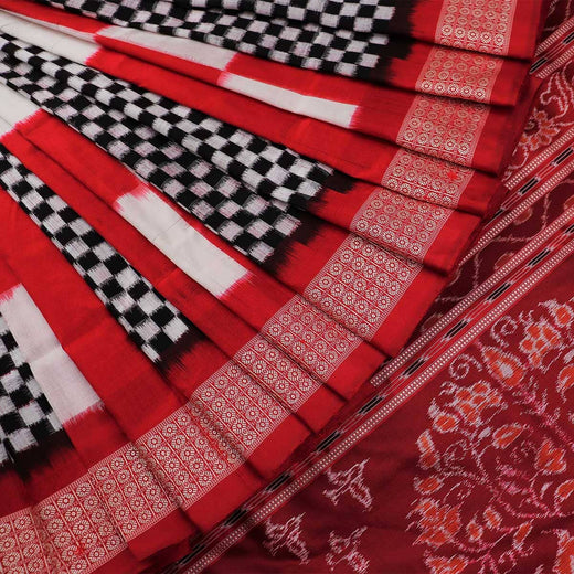 Sambalpuri Handloom Silk Saree - Elegant Pasapalli