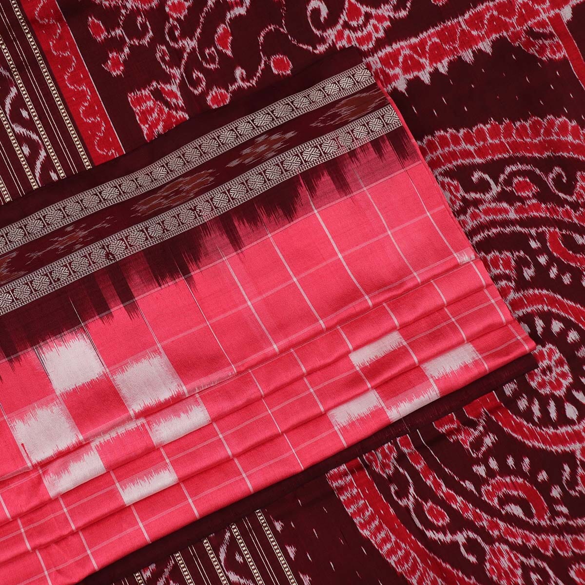 Handloom Sambalpuri Ikkat Silk Saree Handloom Saree_Sambalpuri Silk Priyadarshini Handloom 