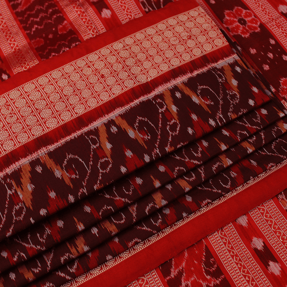Handloom Sambalpuri Ikkat Silk Saree Handloom Saree_Sambalpuri Silk Priyadarshini Handloom 