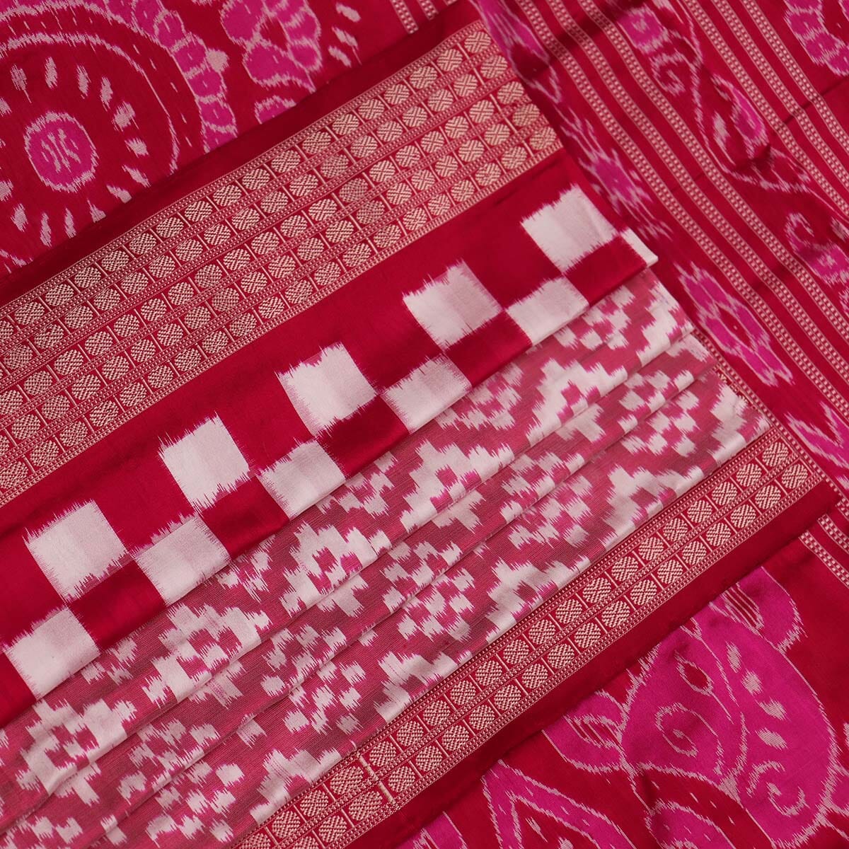 Handloom Sambalpuri Ikkat Silk Saree Handloom Saree_Sambalpuri Silk Priyadarshini Handloom 