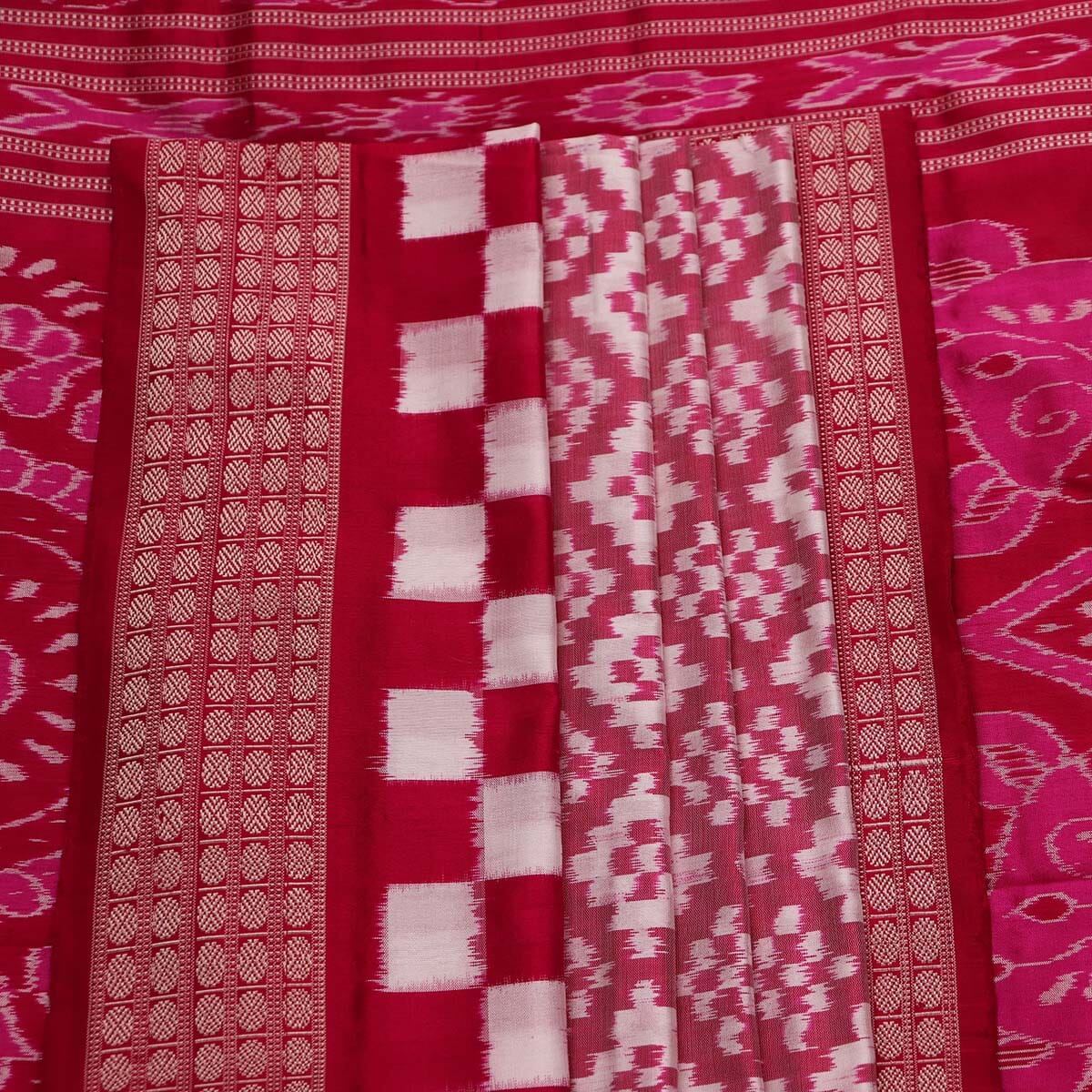 Handloom Sambalpuri Ikkat Silk Saree Handloom Saree_Sambalpuri Silk Priyadarshini Handloom 
