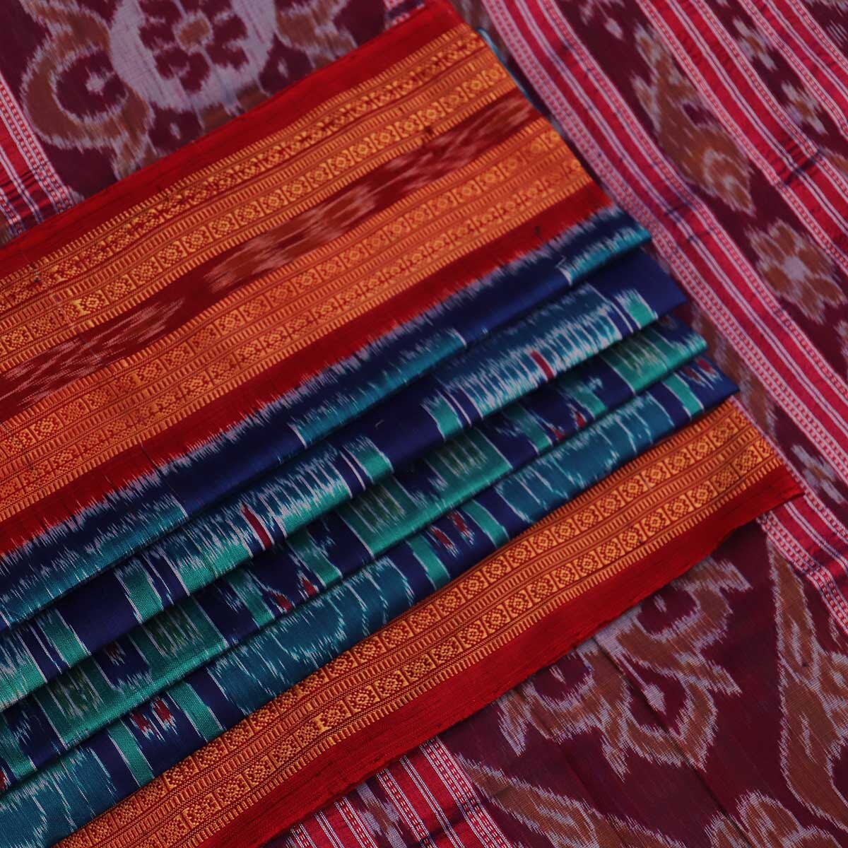 Handloom Sambalpuri Ikkat Silk Saree Handloom Saree_Sambalpuri Silk Priyadarshini Handloom 