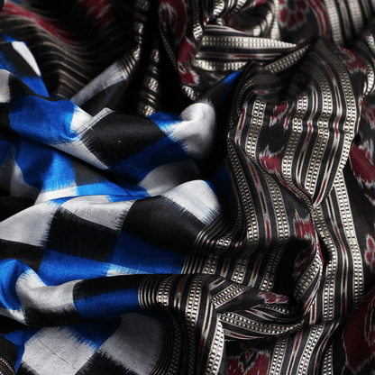 Handloom Sambalpuri Ikkat Silk Saree Handloom Saree_Sambalpuri Silk Priyadarshini Handloom 