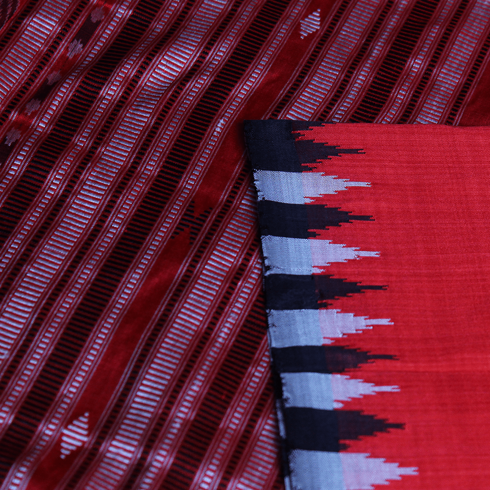 Handloom Sambalpuri Ikkat Silk Saree Handloom Saree_Sambalpuri Silk Priyadarshini Handloom 