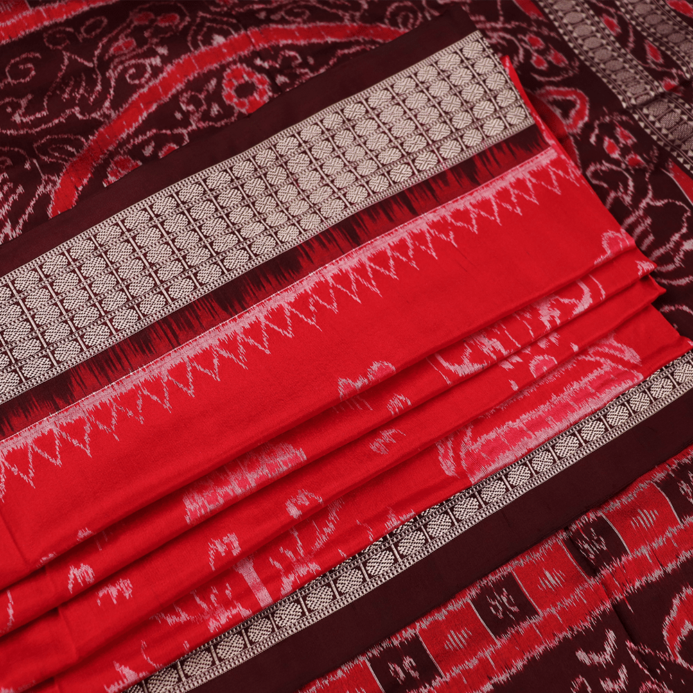 Handloom Sambalpuri Ikkat Silk Saree Handloom Saree_Sambalpuri Silk Priyadarshini Handloom 
