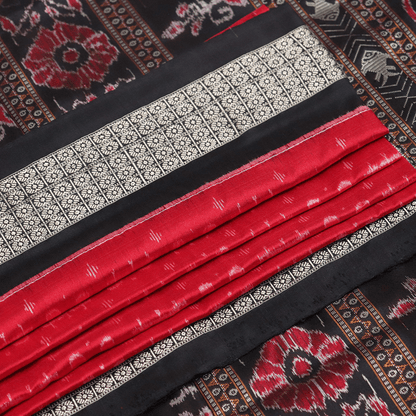 Handloom Sambalpuri Ikkat Silk Saree Handloom Saree_Sambalpuri Silk Priyadarshini Handloom 
