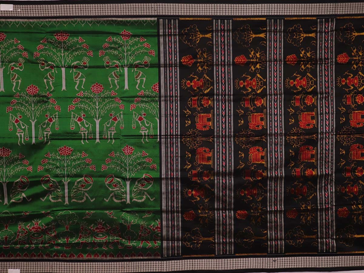 Handloom Sambalpuri Ikkat Silk Saree Handloom Saree_Sambalpuri Silk Priyadarshini Handloom 