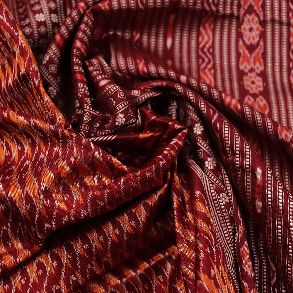 Handloom Sambalpuri Ikkat Silk Saree Handloom Saree_Sambalpuri Silk Priyadarshini Handloom 
