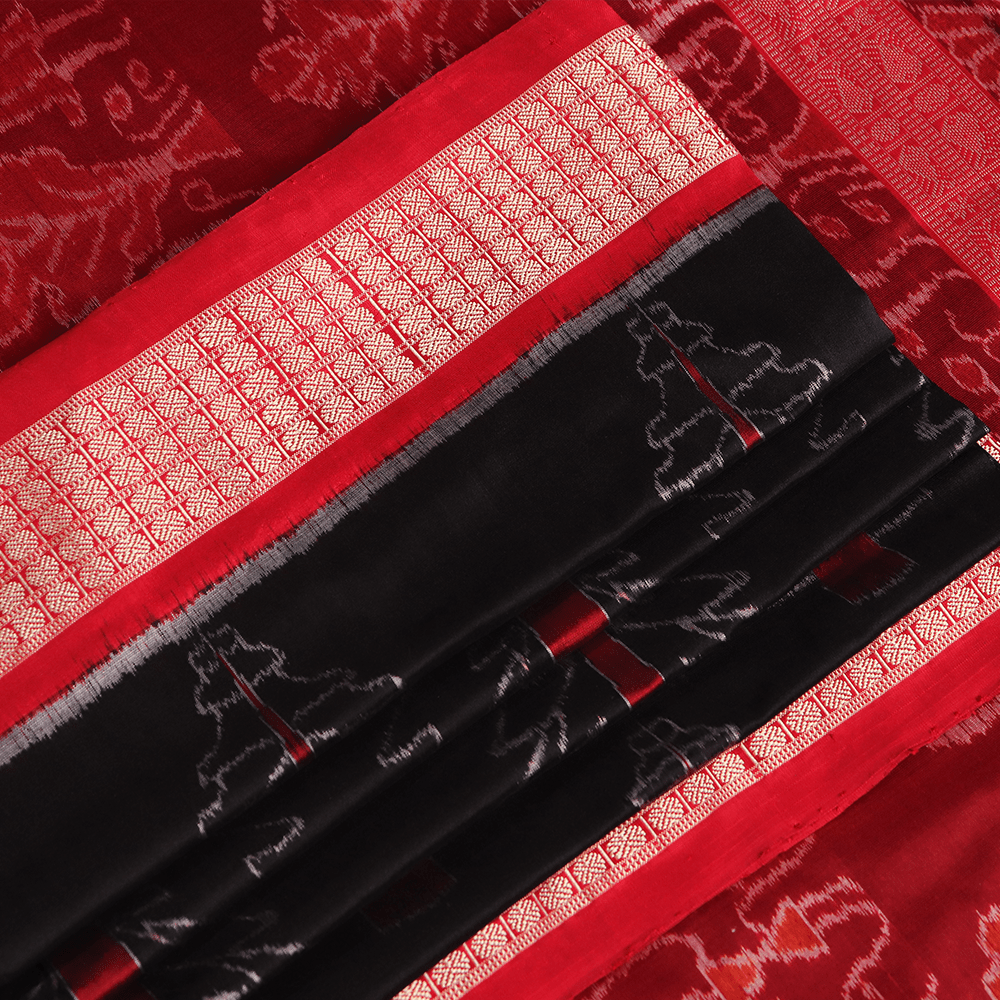 Handloom Sambalpuri Ikkat Silk Saree Handloom Saree_Sambalpuri Silk Priyadarshini Handloom 
