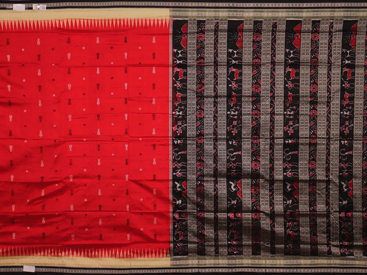Handloom Sambalpuri Ikkat Silk Saree Handloom Saree_Sambalpuri Silk Priyadarshini Handloom 