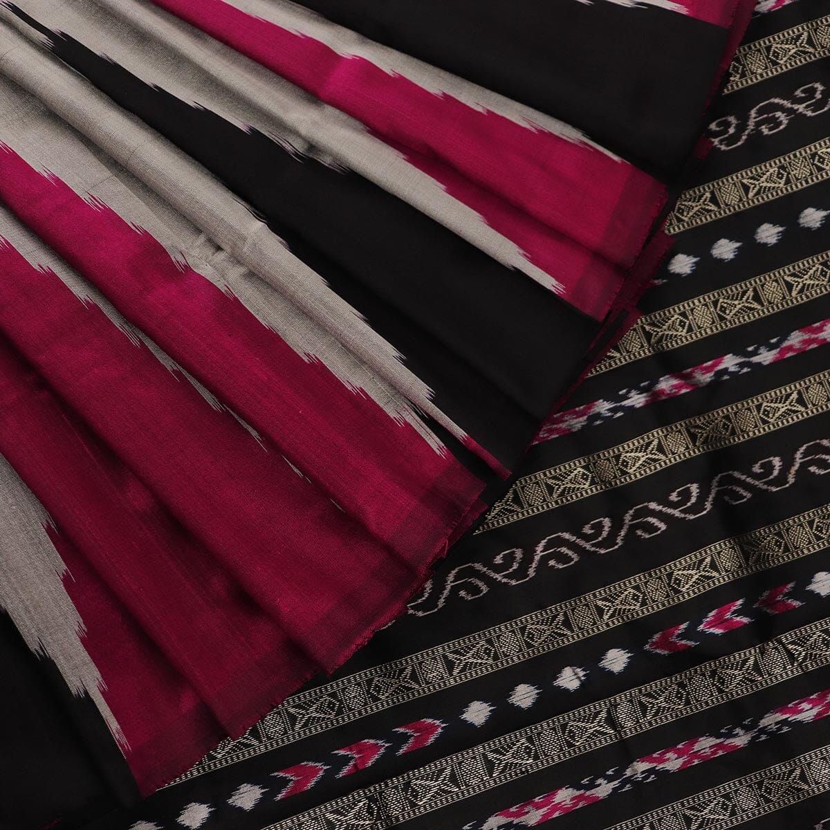 Handloom Sambalpuri Ikkat Silk Saree Handloom Saree_Sambalpuri Silk Priyadarshini Handloom 