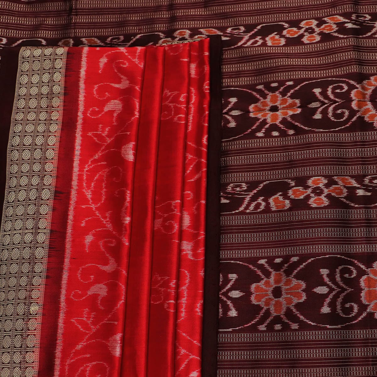 Handloom Sambalpuri Ikkat Silk Saree Handloom Saree_Sambalpuri Silk Priyadarshini Handloom 