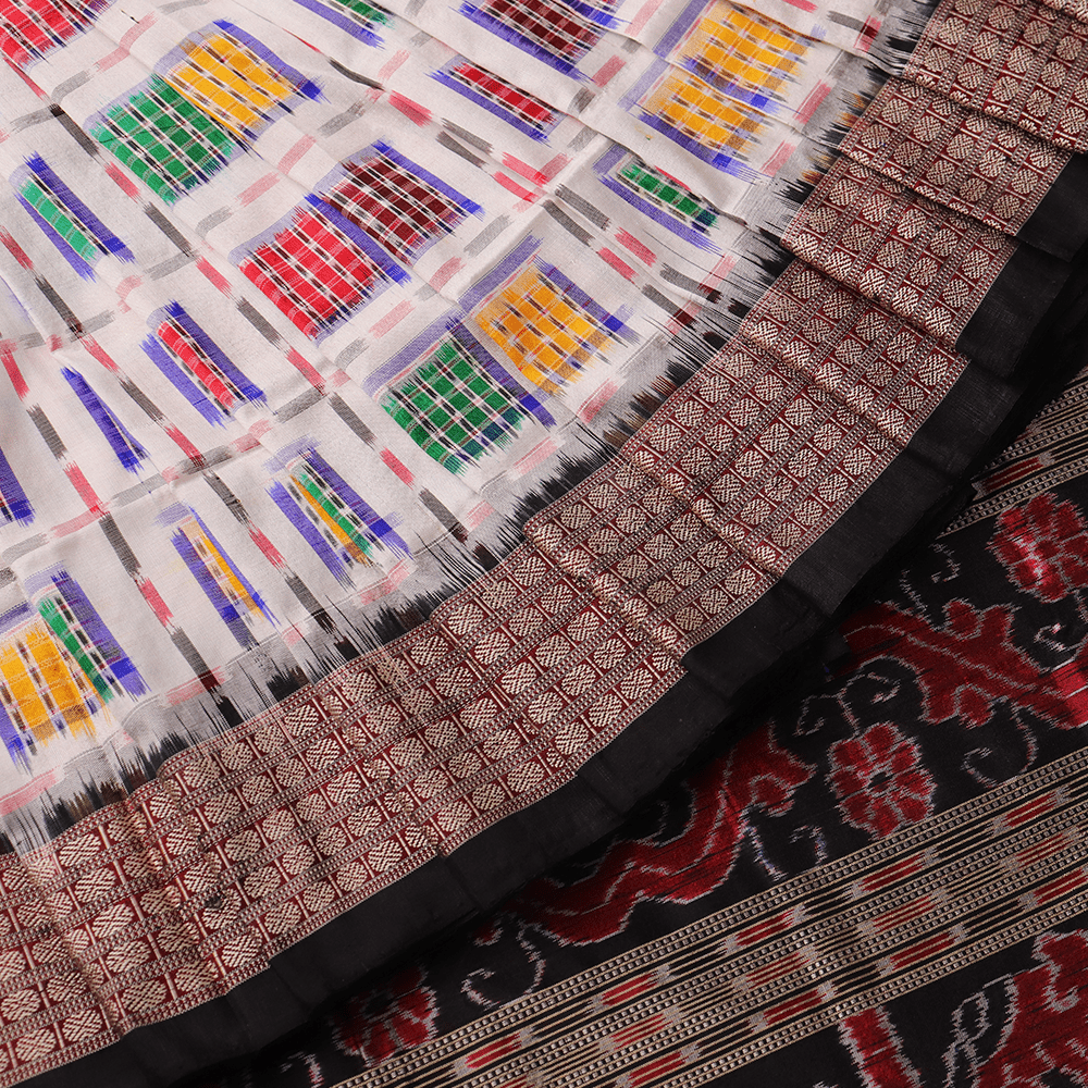 Handloom Sambalpuri Ikkat Silk Saree Handloom Saree_Sambalpuri Silk Priyadarshini Handloom 