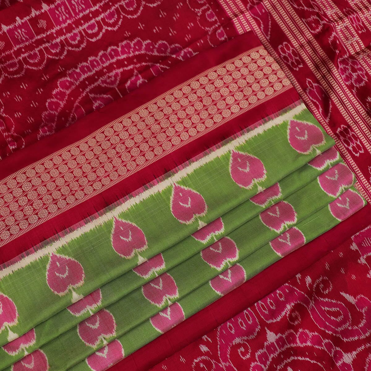 Handloom Sambalpuri Ikkat Silk Saree Handloom Saree_Sambalpuri Silk Priyadarshini Handloom 