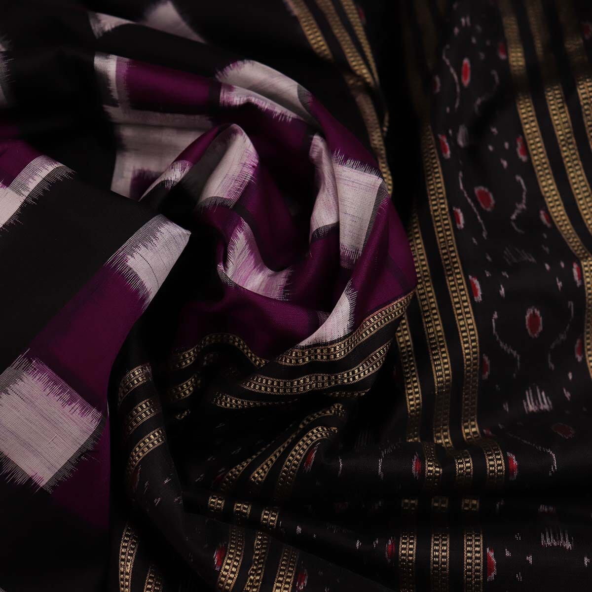 Handloom Sambalpuri Ikkat Silk Saree Handloom Saree_Sambalpuri Silk Priyadarshini Handloom 