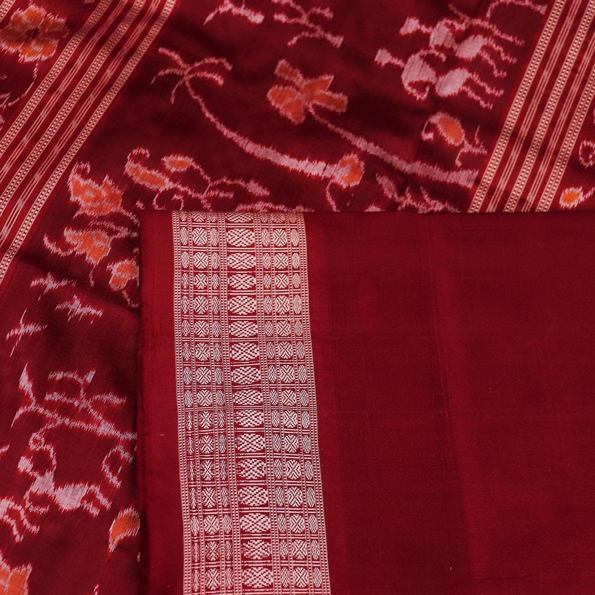 Handloom Sambalpuri Ikkat Silk Saree Handloom Saree_Sambalpuri Silk Priyadarshini Handloom 